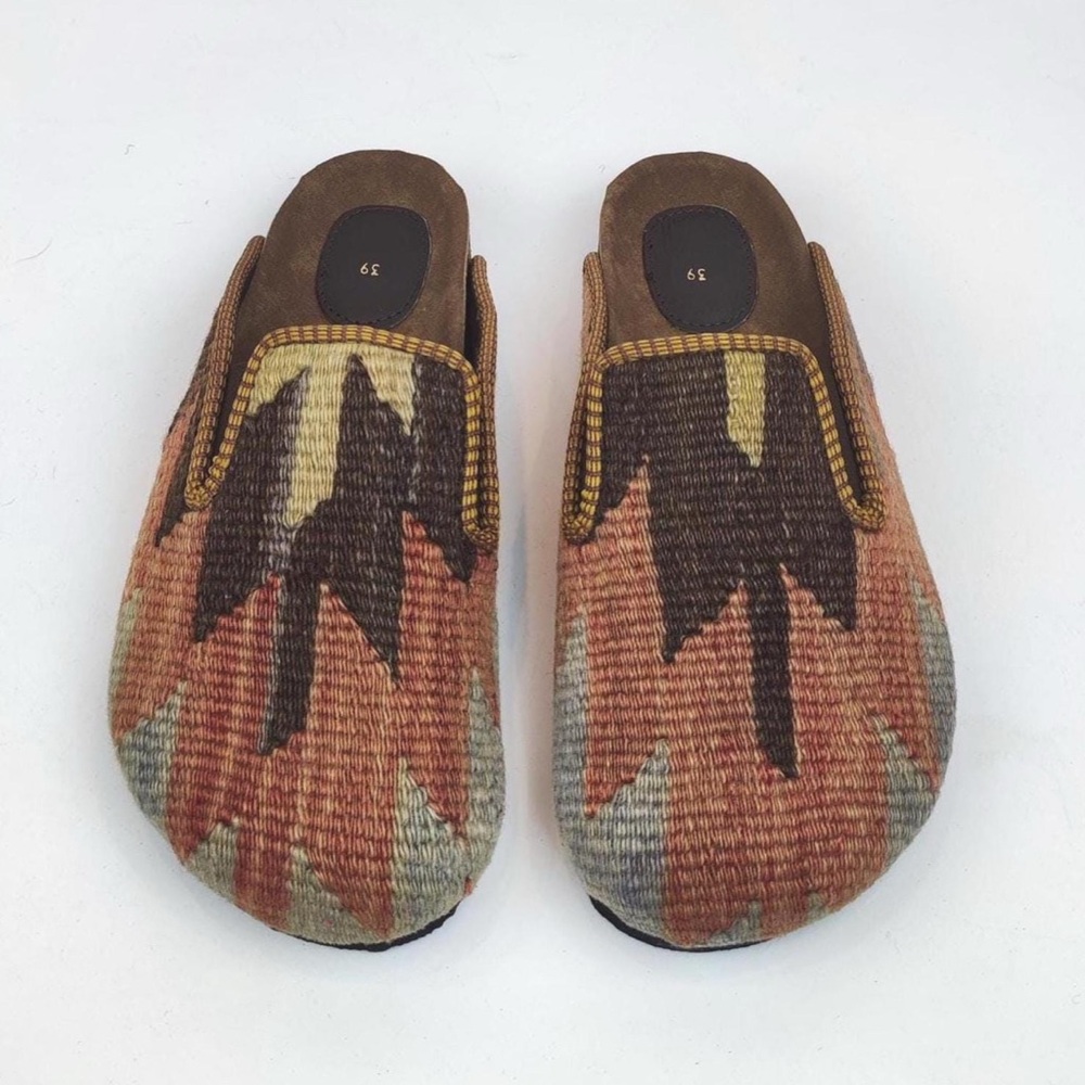 Multicolor Res Ipsa style Kilim Clogs for Women